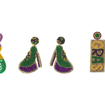 Earrings - Mardi Gras Apparel