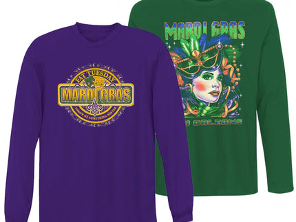 Mardi Gras Long Sleeve T-Shirts - Mardi Gras Apparel