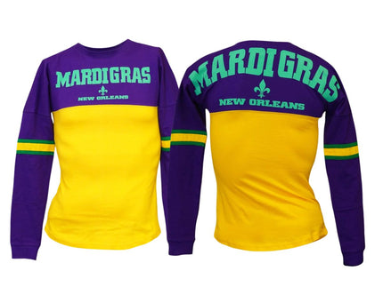 Raglan Tee - Mardi Gras Apparel