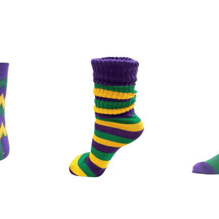 Socks - Mardi Gras Apparel