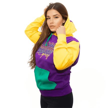 Adult Unisex Mardi Gras Hoodie 3D Embroidered - Mardi Gras Apparel - Adult, Adult Unisex, Front Design - Hoodie