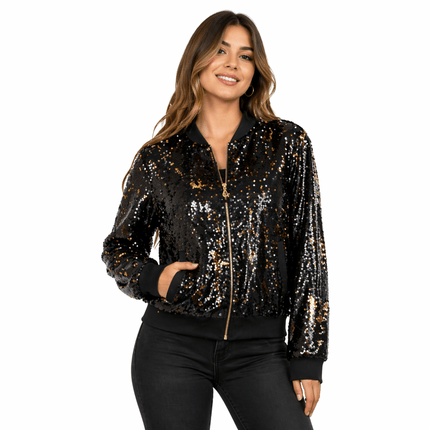 Black Sequin Jacket - Mardi Gras Apparel - , , - Sequin Jacket