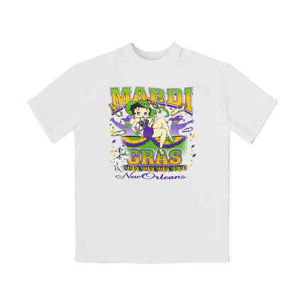 Kids Mardi Gras New Orleans Carnival Girl Tee - Mardi Gras Apparel - apparel discount tier, Children, Children's Unisex - Tee-Shirt