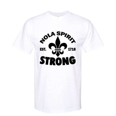 Kids NOLA Spirit Strong - Mardi Gras Apparel - Adult, New Orleans, Tee - Shirt - Tee - Shirt