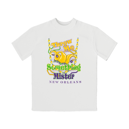 Kids Throw Me Something Mister Mardi Gras Tee - Mardi Gras Apparel - apparel discount tier, Children, Children's Unisex - Tee-Shirt