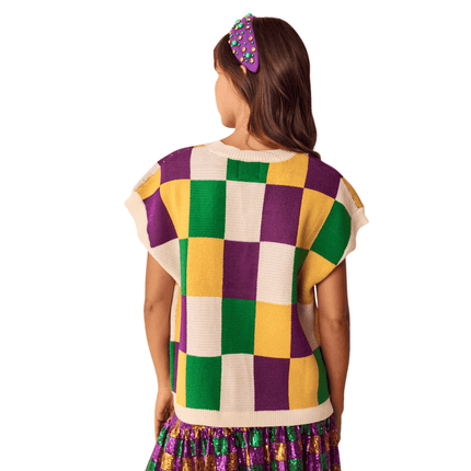 Lobster Parade In Mardi Dreams Knit - Mardi Gras Apparel - Adult, apparel discount tier, Bibi - Sweaters