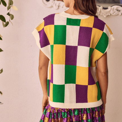 Lobster Parade In Mardi Dreams Knit - Mardi Gras Apparel - Adult, apparel discount tier, Bibi - Sweaters