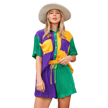 colored dress shorts Men's Classic Button Solid Color Flat Front Zipper Formal Chino Dress Shorts