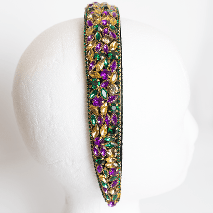 Mardi Gras Jeweled Headband - Mardi Gras Apparel - Accessories, Headbands, Mardi Gras - Headband