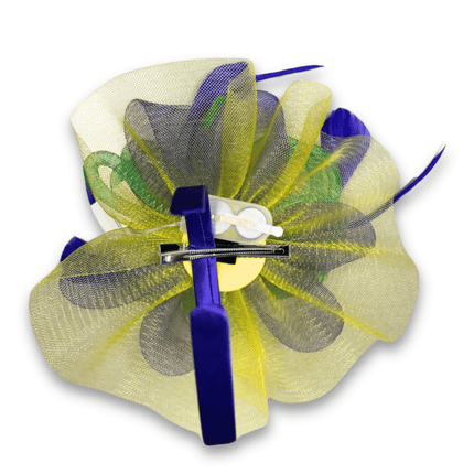 Mardi Gras Light - Up Feather Fascinator Headband - Mardi Gras Apparel - Accessories, Headbands, Mardi Gras - Headband