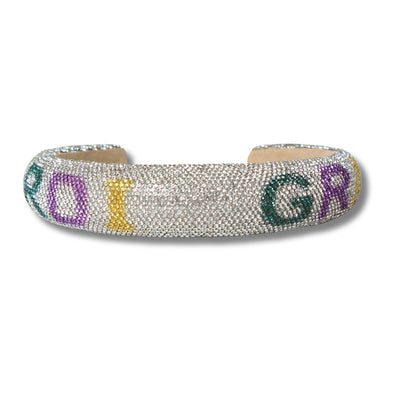 Mardi Gras Rhinestone Embellished Headband - Mardi Gras Apparel