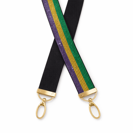 Mardi Gras Rhinestone Purse Strap - Mardi Gras Apparel - Accessories, Adult, Bags - Purse Strap