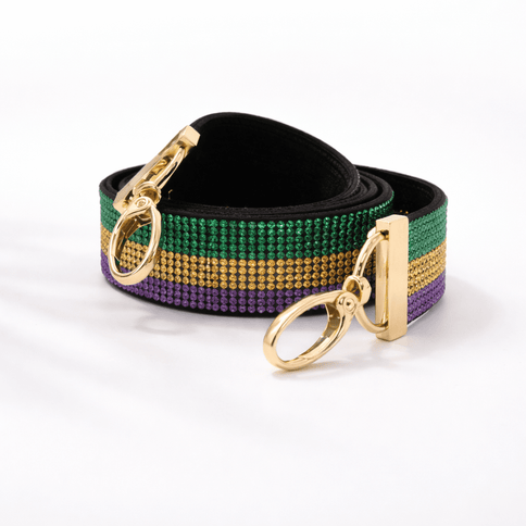 Mardi Gras Rhinestone Purse Strap - Mardi Gras Apparel - Accessories, Adult, Bags - Purse Strap