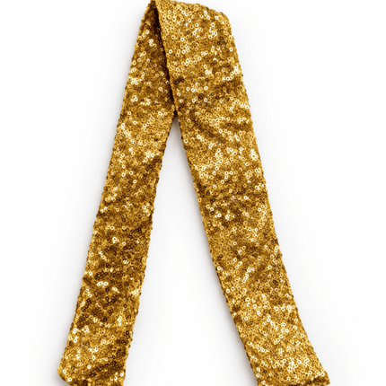 Mardi Gras Sequin Gold Belt For Girls - Mardi Gras Apparel - Accessories, accessory discount tier, Fat Savings 50% Off - Belt