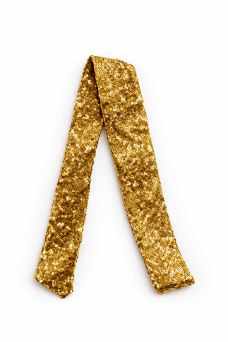 Mardi Gras Sequin Gold Belt For Girls - Mardi Gras Apparel - Accessories, accessory discount tier, Fat Savings 50% Off - Belt