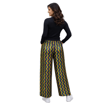 Mardi Gras Sequin Pants - Mardi Gras Apparel - Adult, Gold, Green - Pants