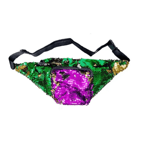 Mardi Gras Sequined Fanny Pack - Mardi Gras Apparel - Accessories, Bags, Mardi Gras - Bag