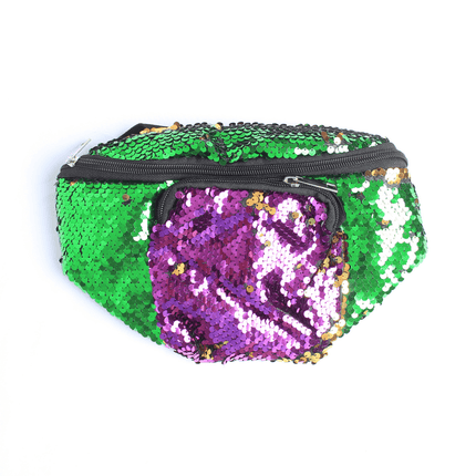 Mardi Gras Sequined Fanny Pack - Mardi Gras Apparel - Accessories, Bags, Mardi Gras - Bag