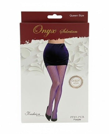 Mardi Gras Shimmer Fishnet Tights – Purple - Mardi Gras Apparel - Accessories, Adult, Fishnet Tights - Fishnet Tights