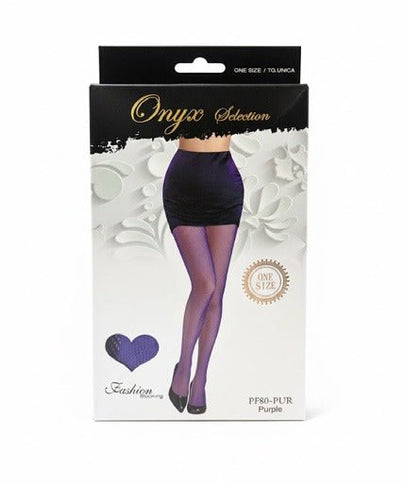 Mardi Gras Shimmer Fishnet Tights – Purple - Mardi Gras Apparel - Accessories, Adult, Fishnet Tights - Fishnet Tights