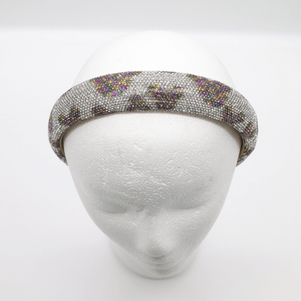 Mardi Gras Silver Rhinestone Headband - Mardi Gras Apparel - Accessories, Headbands, Mardi Gras - Headband