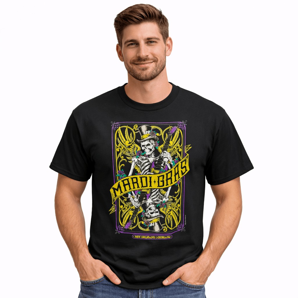 Crawfish Feather Mask New Orleans Mardi Gras Fleur De Lis T-Shirt Crawfish Feather Mask New Orleans Mardi Gras Fleur De Lis T-Shirt