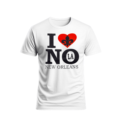 New Orleans I Love NOLA T-Shirt Unisex - Mardi Gras Apparel - new orleans tshirt, Short Sleeve, - Tee - Shirt