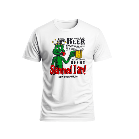 New Orleans Slammed I Am! Funny Beer T-Shirt Unisex - Mardi Gras Apparel - new orleans tshirt, Short Sleeve, - Tee - Shirt