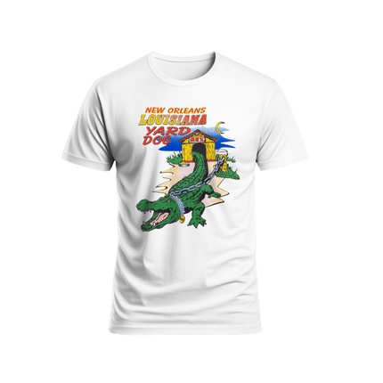 New Orleans Yard Dog Gator T-Shirt Unisex - Mardi Gras Apparel - new orleans tshirt, Short Sleeve, - Tee - Shirt