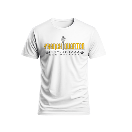 New OrleansFrench Quarter City of Jazz New Orleans T-Shirt Unisex - Mardi Gras Apparel - new orleans tshirt, Short Sleeve, - Tee - Shirt