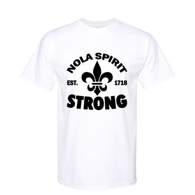 NOLA Spirit Strong - Mardi Gras Apparel - Adult, New Orleans, Tee - Shirt - Tee - Shirt