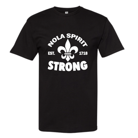 NOLA Spirit Strong - Mardi Gras Apparel - Adult, New Orleans, Tee - Shirt - Tee - Shirt