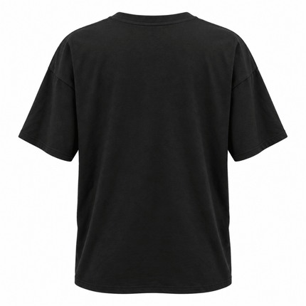 Unisex Black & Gold Rhinestone Football T-Shirt - Mardi Gras Apparel - Black & Gold, Crew Neck, Ladies - Rhinestone Tee-Shirt