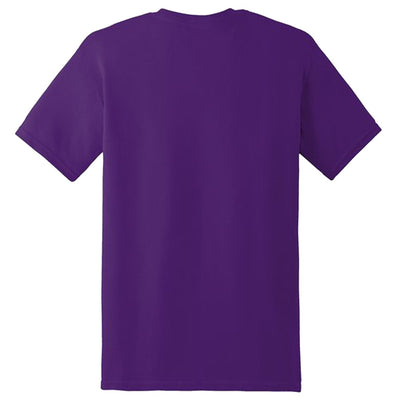 Adult New Orleans Mardi Gras Comedy/Tragedy Purple Full Chest Print Short Sleeve Tee Shirt - Mardi Gras Apparel