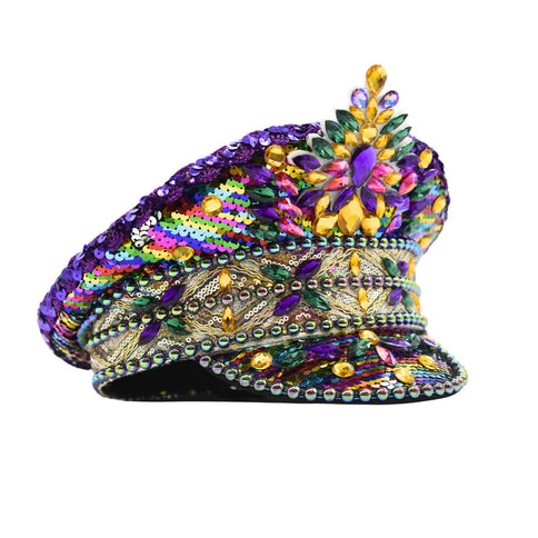 Mardi Gras Conductor Hat #2 - Mardi Gras Apparel - Accessories, Adult, Mardi Gras -