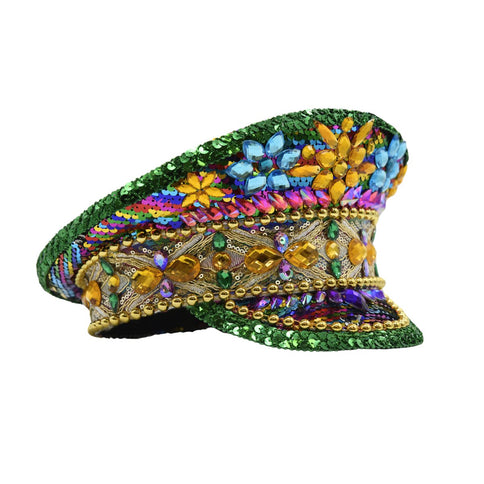 Mardi Gras Conductor Hat #3 - Mardi Gras Apparel - Accessories, Adult, Mardi Gras -