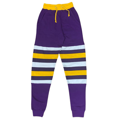 Mardi Gras Purple Pants With Regal Stripes - Mardi Gras Apparel