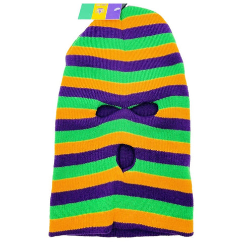 Mardi Gras SKI MASK - Mardi Gras Apparel - Accessories, Adult, Gold -