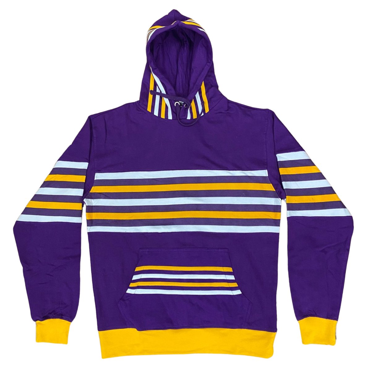 Matching Purple Mardi Gras Sweatsuit with Regal Stripes - Mardi Gras Apparel